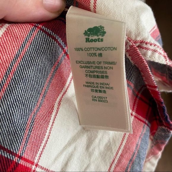 Roots Plaid Flannel Shirt - Kids - Picture 7 of 9